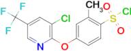 4-(3-Chloro-5-trifluoromethyl-pyridin-2-yloxy)-2-methyl-benzenesulfonyl chloride