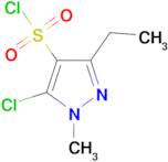 5-Chloro-3-ethyl-1-methyl-1H-pyrazole-4-sulfonyl chloride