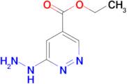 6-Hydrazino-pyridazine-4-carboxylic acid ethyl ester