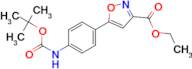 5-(4-tert-Butoxycarbonylamino-phenyl)-isoxazole-3-carboxylic acid ethyl ester