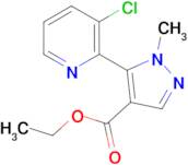 5-(3-Chloro-pyridin-2-yl)-1-methyl-1H-pyrazole-4-carboxylic acid ethyl ester