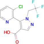 5-(3-Chloro-pyridin-2-yl)-1-(2,2,2-trifluoro-ethyl)-1H-pyrazole-4-carboxylic acid