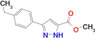 5-(4-Ethyl-phenyl)-1H-pyrazole-3-carboxylic acid methyl ester