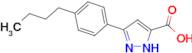 5-(4-Butyl-phenyl)-1H-pyrazole-3-carboxylic acid