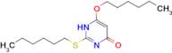 6-Hexyloxy-2-hexylsulfanyl-pyrimidin-4-ol