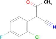 2-(2-Chloro-4-fluoro-phenyl)-3-oxo-butyronitrile