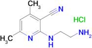 2-(2-Amino-ethylamino)-4,6-dimethyl-nicotinonitrile; hydrochloride