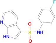 1H-Pyrrolo[2,3-b]pyridine-3-sulfonic acid (4-fluoro-phenyl)-amide