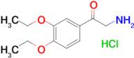 2-amino-1-(3,4-diethoxyphenyl)ethan-1-one hydrochloride