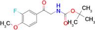 tert-butyl (2-(3-fluoro-4-methoxyphenyl)-2-oxoethyl)carbamate