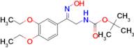 tert-butyl (Z)-(2-(3,4-diethoxyphenyl)-2-(hydroxyimino)ethyl)carbamate