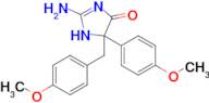 2-amino-5-(4-methoxyphenyl)-5-[(4-methoxyphenyl)methyl]-4,5-dihydro-1H-imidazol-4-one