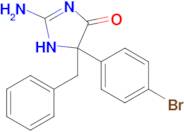 2-amino-5-benzyl-5-(4-bromophenyl)-4,5-dihydro-1H-imidazol-4-one