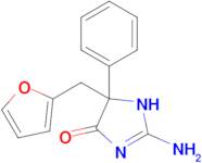 2-amino-5-[(furan-2-yl)methyl]-5-phenyl-4,5-dihydro-1H-imidazol-4-one