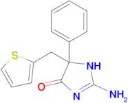 2-amino-5-phenyl-5-[(thiophen-2-yl)methyl]-4,5-dihydro-1H-imidazol-4-one