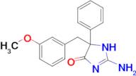 2-amino-5-[(3-methoxyphenyl)methyl]-5-phenyl-4,5-dihydro-1H-imidazol-4-one