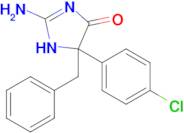 2-amino-5-benzyl-5-(4-chlorophenyl)-4,5-dihydro-1H-imidazol-4-one