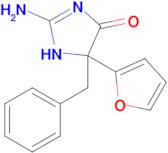 2-amino-5-benzyl-5-(furan-2-yl)-4,5-dihydro-1H-imidazol-4-one