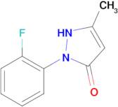 1-(2-fluorophenyl)-3-methyl-4,5-dihydro-1H-pyrazol-5-one