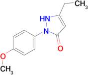 3-ethyl-1-(4-methoxyphenyl)-4,5-dihydro-1H-pyrazol-5-one