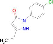 1-(4-chlorophenyl)-3-ethyl-4,5-dihydro-1H-pyrazol-5-one