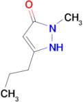 1-methyl-3-propyl-4,5-dihydro-1H-pyrazol-5-one