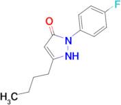 3-butyl-1-(4-fluorophenyl)-4,5-dihydro-1H-pyrazol-5-one