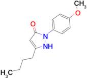 3-butyl-1-(4-methoxyphenyl)-4,5-dihydro-1H-pyrazol-5-one