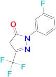 1-(3-fluorophenyl)-3-(trifluoromethyl)-4,5-dihydro-1H-pyrazol-5-one