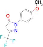 1-(4-methoxyphenyl)-3-(trifluoromethyl)-4,5-dihydro-1H-pyrazol-5-one