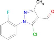 5-chloro-1-(2-fluorophenyl)-3-methyl-1H-pyrazole-4-carbaldehyde