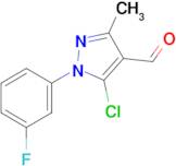 5-chloro-1-(3-fluorophenyl)-3-methyl-1H-pyrazole-4-carbaldehyde