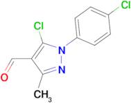 5-chloro-1-(4-chlorophenyl)-3-methyl-1H-pyrazole-4-carbaldehyde