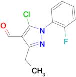 5-chloro-3-ethyl-1-(2-fluorophenyl)-1H-pyrazole-4-carbaldehyde