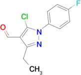 5-chloro-3-ethyl-1-(4-fluorophenyl)-1H-pyrazole-4-carbaldehyde