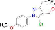 5-chloro-3-ethyl-1-(4-methoxyphenyl)-1H-pyrazole-4-carbaldehyde