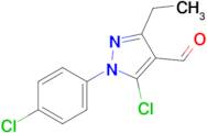 5-chloro-1-(4-chlorophenyl)-3-ethyl-1H-pyrazole-4-carbaldehyde