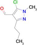 5-chloro-1-methyl-3-propyl-1H-pyrazole-4-carbaldehyde