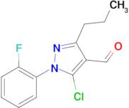 5-chloro-1-(2-fluorophenyl)-3-propyl-1H-pyrazole-4-carbaldehyde