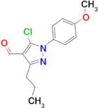 5-chloro-1-(4-methoxyphenyl)-3-propyl-1H-pyrazole-4-carbaldehyde