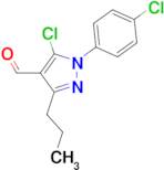 5-chloro-1-(4-chlorophenyl)-3-propyl-1H-pyrazole-4-carbaldehyde