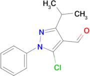 5-chloro-1-phenyl-3-(propan-2-yl)-1H-pyrazole-4-carbaldehyde