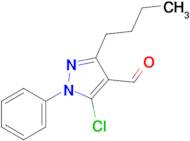 3-butyl-5-chloro-1-phenyl-1H-pyrazole-4-carbaldehyde