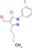 3-butyl-5-chloro-1-(3-fluorophenyl)-1H-pyrazole-4-carbaldehyde