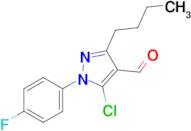 3-butyl-5-chloro-1-(4-fluorophenyl)-1H-pyrazole-4-carbaldehyde