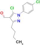 3-butyl-5-chloro-1-(4-chlorophenyl)-1H-pyrazole-4-carbaldehyde