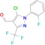 5-chloro-1-(2-fluorophenyl)-3-(trifluoromethyl)-1H-pyrazole-4-carbaldehyde