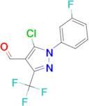 5-chloro-1-(3-fluorophenyl)-3-(trifluoromethyl)-1H-pyrazole-4-carbaldehyde