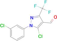 5-chloro-1-(3-chlorophenyl)-3-(trifluoromethyl)-1H-pyrazole-4-carbaldehyde