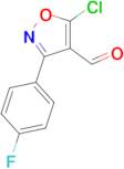 5-chloro-3-(4-fluorophenyl)-1,2-oxazole-4-carbaldehyde